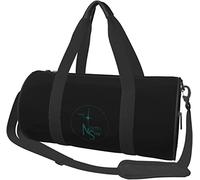 Camp North Star Travel Luggage Duffel Bag Sports Rolling Foldable Duffel Bag, Black