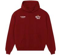 Camp Nou Logo Men's Hoodie - Red / 2XL