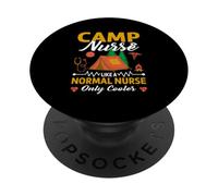 Camp Nurse Like A Normal Nurse Only Cooler PopSockets Adhesive PopGrip