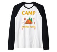 Camp Nurse Like A Normal Nurse Only Cooler Raglan Baseball Tee