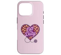 Camp OFF DUTY Nurse Heart Squad Save Yourself Nursing School Case for iPhone 16 Pro