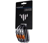 Camp Orbit Lock Carabiner 3 Pack - Gun Metal