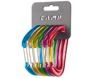 Camp - Pack of 6 carabiners - Rack Pack 6 Nano 22 - Green Green one size