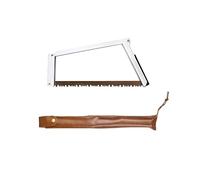 Camp Saw Portable Folding Saw, Multifunctional Rectangular Hand Saws for Outdoor Backpacking Hiking Camping Survival Woodworking (Silver)
