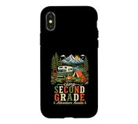 Camp Second Grade Adventure Awaits 2nd Grade Teacher Student Case for iPhone X/XS
