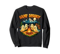 Camp Spooky Summerween Summer Halloween Cute Ghost Sweatshirt