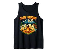 Camp Spooky Summerween Summer Halloween Cute Ghost Tank Top