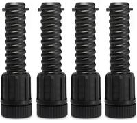 Camp Stove Leg Levelers Adjustable, Accessories for Camp Chef Explorer Stoves, Fit for Outdoor Camping Stove with 1.25" Diameter Round Legs, 4 Pcs Black