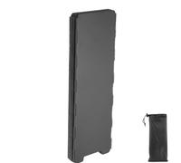 Camp Stove Windscreen, Foldable Camping Stove Insulation Screen, 10-Plate Fire Shield Wind Guard, Portable Grill Heat Reflector with Carrying Bag for Camping, Hiking, Picnic, Backpacking