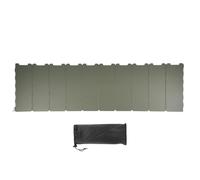 Camp Stove Windscreen, Foldable Camping Stove Insulation Screen, 10-Plate Fire Shield Wind Guard, Portable Grill Heat Reflector with Carrying Bag for Camping, Hiking, Picnic, Backpacking