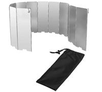 Camp Stove Windshields, 12 Plates Aluminium Windscreen for Camping Picnic, Backpacking, Cooking