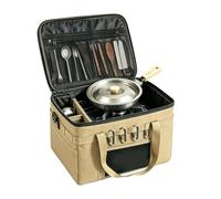 Camp Tableware Bag - 36L Capacity Camping Bag with Compartments