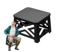 Camp Toilet - Portable Bathroom Toilet with Lid | Camping Stool 100 kg Weight Capacity | Adult Car Potty Travel Potty | Compact Travel Toilet for Camping Hiking Fishing Brew