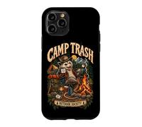 Camp Trash Outdoor Camping Humor Funny Opossum Adventures Case for iPhone 11 Pro