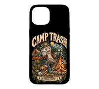 Camp Trash Outdoor Camping Humor Funny Opossum Adventures Case for iPhone 15