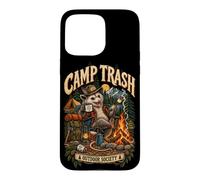 Camp Trash Outdoor Camping Humor Funny Opossum Adventures Case for iPhone 15 Pro Max