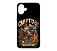 Camp Trash Outdoor Camping Humor Funny Opossum Adventures Case for iPhone 16 Plus