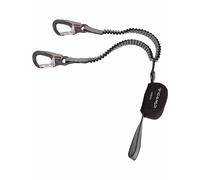 Camp - Via ferrata lanyard - Kinetic Rewind in Nylon - Grey Grey one size