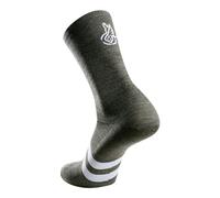 CAMPAGNOLO 03284409400C000.27 CROCE D AUNE SOCKS STRIPES Unisex Socks GREEN 58800/WHITE Size S/M