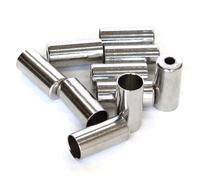 Campagnolo Bicycle Cycle Bike U/S Gear Cable Ferrules Silver - Pack Of 10
