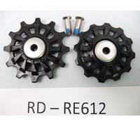 Campagnolo Record 12 Jockey Wheel Set Silver One Size Black