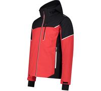 Campagnolo CMP 33W0897 Softshell Ski Jacket: Red/Black: 3XL Size: 3XL,