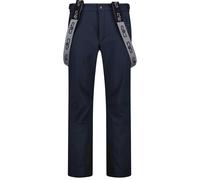 Campagnolo CMP 34W4367 Softshell Ski Salopette: Black/Blue: L Size: L,