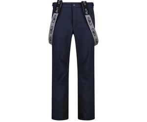 Campagnolo CMP 34W4367 Softshell Ski Salopette: Black/Blue: XXL Size: