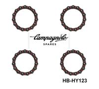 Campagnolo Balls Ceramic Wheels Bottom Bracket Bearing Red,Black 4 Units
