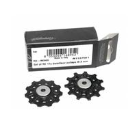 Campagnolo Record/chorus/potenza/centaur 11s 8.4 Mm Jockey Wheel Set Black One Size Black