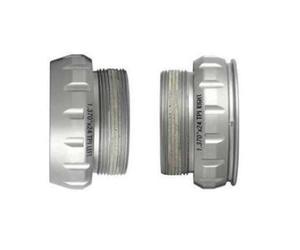Campagnolo Record Ultra Torque Outboard Bottom Bracket Cups - Grey / BB86 / 86.5 x 41