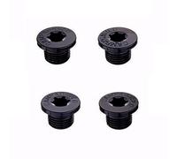 Campagnolo Replacemet EKAR Chainring Bolts, Black, Pack of 4