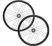 Campagnolo Shamal C21 2-way Fit Carbon Disc Tubeless Road Wheel Set Black 12 x 100 / 12 x 142 mm / Campagnolo