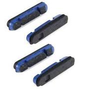 Campagnolo Mille Pack Of 4 Caliper Inserts Rim Brake Pads Blue,Black