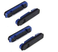 Campagnolo Spares 4-Piece BR-PEO500X1 Brake Pads for Dura-ACE/Shimano Peo Rims - Black, Shimano Fit