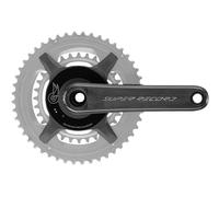 Campagnolo Super Record 13 Carbon Ultra-torque Crank With Power Meter Silver 165 mm 165 mm Black