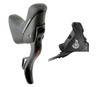 Campagnolo Super Record Hydraulic Eps Right Brake Lever With Shifter 160 Mm Black 12s