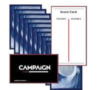 Campaign Cards Score Card & Super TCG 21 Card Mystery bundle including 1 x Rare ultra shiny card of V EX GX VMAX or VSTAR Cards & 5 holo shiny cards - Compatible with Pokémon TCG