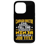 Campaign Director Job Title - Funny Campaign Manager Head Case for iPhone 13 Pro