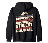 Campaign Manager Student Council Vibes School Election Day Zip Hoodie