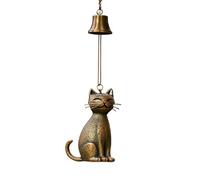 Campane Cat Ornament - Sound Decoration, Balcony Furniture, Cat East Cat Bell | During Cortile Music, Porta Artistic Object, External aesthetic element, Stattuina CASA Giardino Rusti