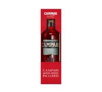 Campari 70cl | 25% | Bitter Aperitif - The Heart of the Negroni | Gift Pack with Mixing Spoon