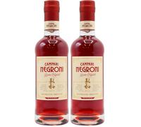 Campari Negroni 50 cl, 26% ABV - Ready to Drink Italian Cocktail (Pack of 2)