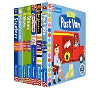Campbell Busy Books Series 7 Books Collection Set (Busy Post Van, Busy Halloween, Busy Royal Family, Busy Tennis, Busy Bikes, Busy Easter Chicks & Busy Scooters)