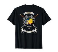 Campbell Clan Badge Tartan & Swords (Back) T-Shirt