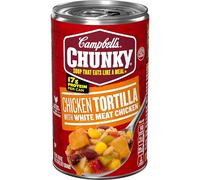 Campbell's Chunky Soup, Chicken Tortilla Soup with Grilled White Meat Chicken, 18.6 Oz Can