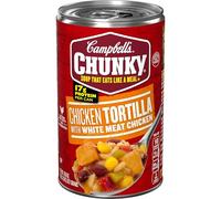 Campbell's Chunky Soup, Chicken Tortilla Soup with Grilled White Meat Chicken, 18.6 Oz Can