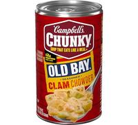 Campbell's Chunky Soup, Old Bay Seasoned Seafood Soup, 18 Ounce Tin