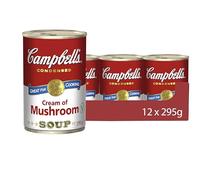 Campbells Condensed Soup, Cream of Mushroom Soup, Tinned, 12 Pack