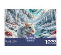 Campbell's Hamster 1000 Pieces Jigsaw Puzzles Engaging Family Games Jigsaw Puzzle Beautiful Decoration for Adults And Kids 38x26cm/1000pcs